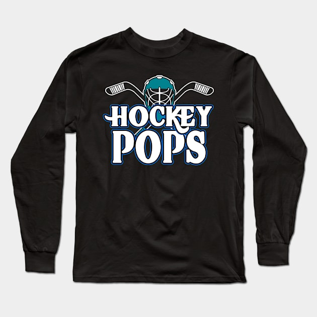 Hockey Dad Kids Hockey Father League Championship T Shirt - POPS Long Sleeve T-Shirt by finchandrewf